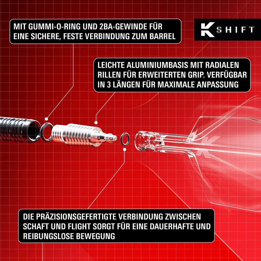 Target K-Shift Weiß No2 Flight-Shaft-System